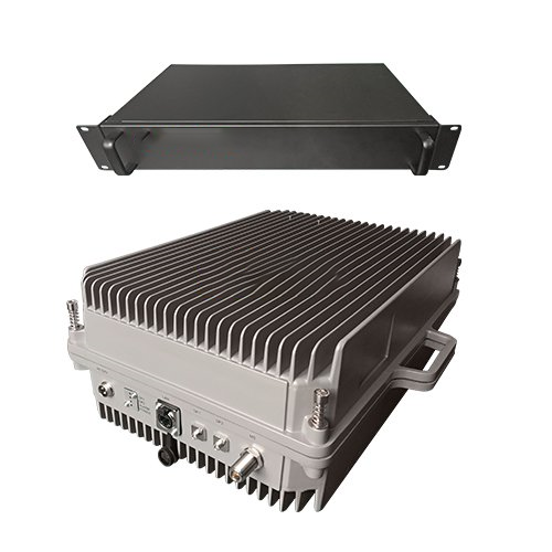  枣阳350M PDT消防集群警用数字光纤直放站近远端机