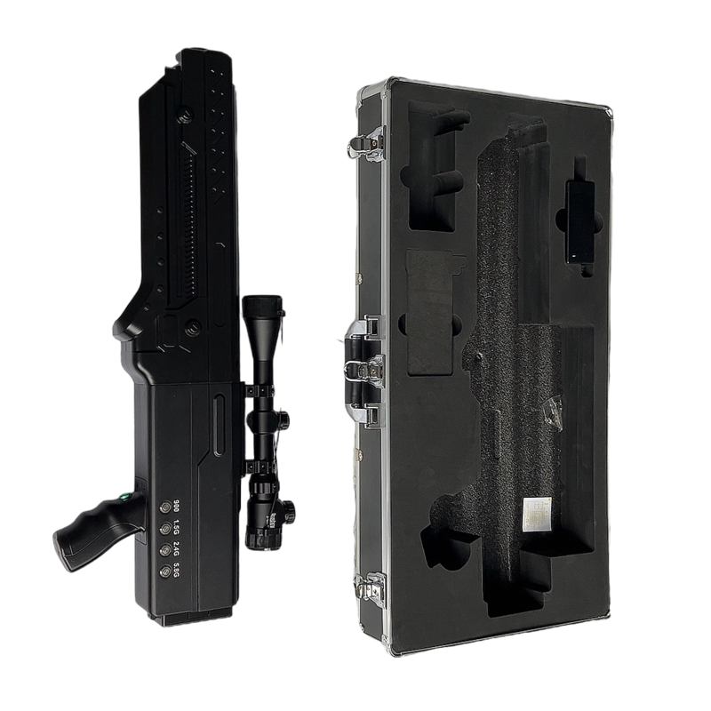  枣阳手持便携式枪型低空防御反制四通道A型