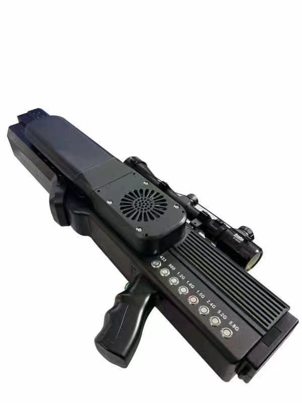  枣阳手持便携式枪型低空防御反制八通道